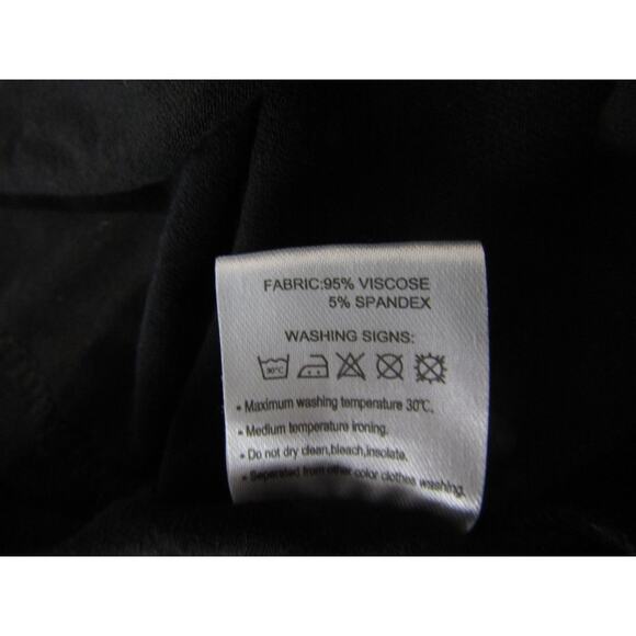 Urban CoCo Black Drape Front Open Cardigan Sweater Size Medium - Picture 11 of 13